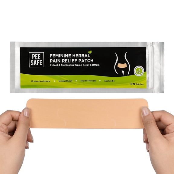 PEESAFE Feminine Herbal Pain Relief Patch (Pack of 6)