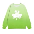 thumbnail image 2 of St.Patrick's Day Agkizg Toddler Baby Girls Summer Tops, Long Sleeve T-shirt for Kids, Toddler Girls Casual Pullover Blouse Tee Children Green Printing Crewneck T Shirts, Sizes 2-3 Years, 2 of 5