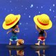 thumbnail image 3 of One Piece Q Version Luffy Figura de PVC Modelo Moda Anime Adorno de Coche de Escritorio, 3 of 5