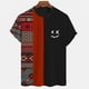 thumbnail image 3 of Camisa a rayas Vintage para hombre, camiseta informal de manga corta, jersey de estilo Simple, sudadera de gran tamaño, Tops sueltos, Verano, 3 of 4