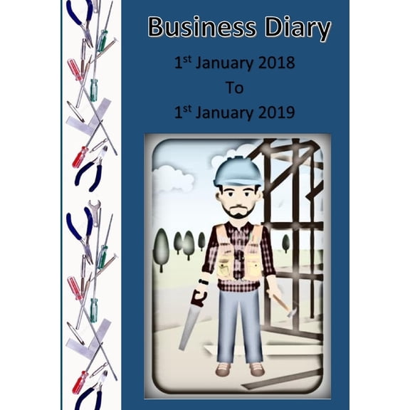 Builders Diary January 2018-2019, (Paperback)