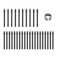 thumbnail image 1 of 30PCS Stylet Plumes et Pince à Stylo pour T505 Graphiques Professionnels Dessin Stylet Tablette Noir, 1 of 6