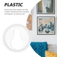 thumbnail image 4 of 50pcs Round Keyhole Hanging Films Keyhole Hangers Picture Frame Hanging Pieces, 4 of 9