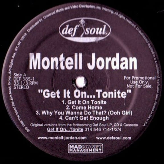 Montell Jordan - Get It on Tonite - Vinyl