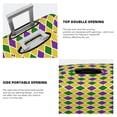 thumbnail image 5 of Bixox Washable Mardi Gras Purple Yellow Plaid Printed Luggage Cover, Fashion Suitcase Protector Fits for Large luggage, 5 of 8