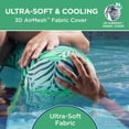 thumbnail image 4 of Silla inflable con fideos para piscina Aqua Supreme, de gran tamaño, verde azulado, 4 of 6