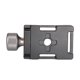 thumbnail image 2 of Abrazadera 38mm Mini Abrazadera Clamp con Tornillo de Perilla de Aluminio y de liberación rápida Compatible con Arca Swiss para 38mm Placa QR Andoer Abrazadera, 2 of 7