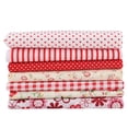 thumbnail image 4 of 7 piezas de tela de algodón DIY patchwork cuadrado acolchado hoja artesanía patchwork precortado flor roja serie pa?o (5050 cm) Ecomeon no, 4 of 4