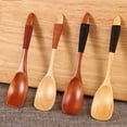 thumbnail image 3 of Windfall 1/4pcs Wooden Cooking Utensil Tool Gift, 3.15", 3 of 8