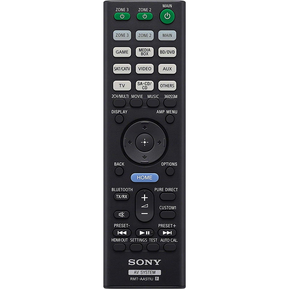Sony STR-AN1000 7.2 Channel Home Theater 8K A/V Receiver Bundle with 4K HDMI Cable w/ Pure Copper Conductors & Deco Essentials CPS Exclusive 26 Month Protection Pack Bundle (BEACH-CPS-261000)