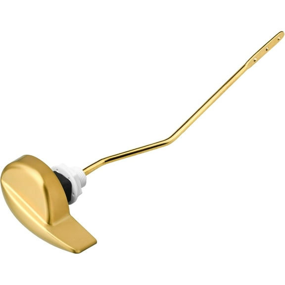 Toilet Handle for TOTO Replacement Parts Kit, Universal THU068#CP Side Mount Flush Handle for St743S, St454E, Upgraded Copper Trip Lever Brushed Gold