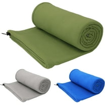 Arctic Lemmings Fleece Sleeping Bag Liner - 75" Soft Microfiber Travel Blanket with Zipper for Camping, Indoor & Outdoor Use for Adults & Children