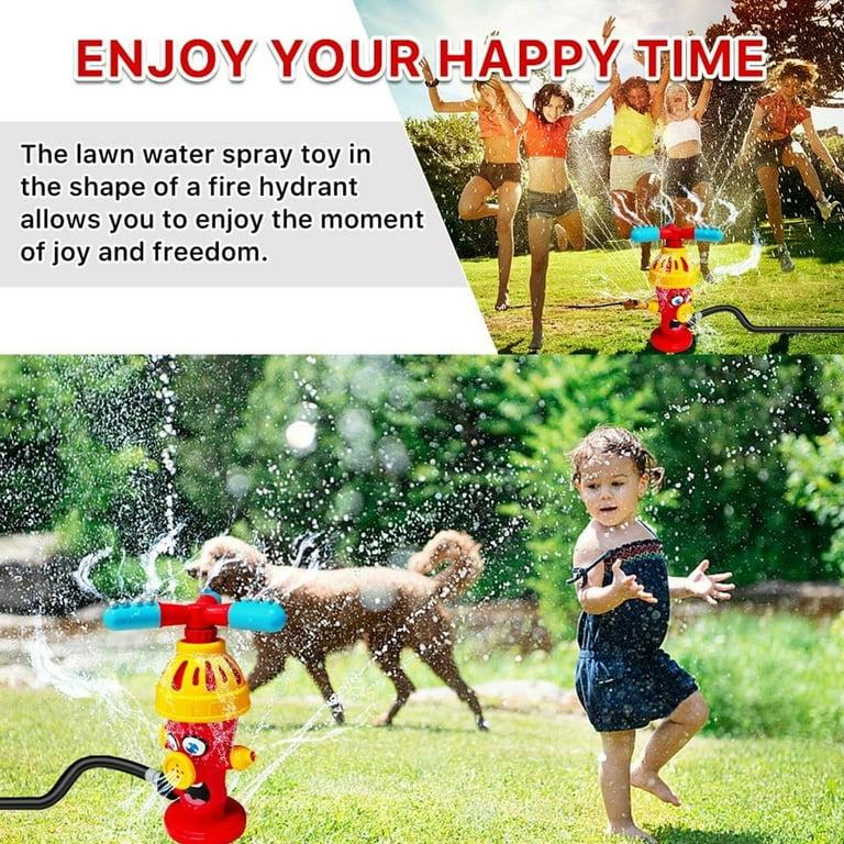 BJBSJSZ Water Sprinklers Outdoor Toy for Kids, Fire Hydrant