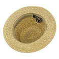 thumbnail image 6 of Voyage - Walrus Hats Natural Straw Boater Lightweight Summer Skimmer Hat with Flat Crown, Ribbon Band, and Cotton Sweatband – H7006, 6 of 6