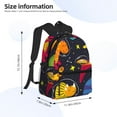 thumbnail image 4 of Fotbe Dinosaurs in Space Lightweight Casual Laptop Backpack for Men and Women, Daily use Waterproof backpack, Backpack for College, 4 of 8