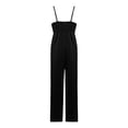 thumbnail image 4 of NMMUED One Piece Jumpsuits for Women Wide Leg Jumpsuits for Women Jumpsuit with Built in Bra Casual Jumpsuits for Women Sleeveless Jumpsuits for Women, Black M, 4 of 5