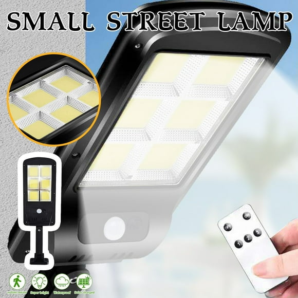 Memorial Gifts Kcavykas Canada Day,yard Decor,gardening,COB Solar LED Street Light Sensor Remote Control Wall Street Light