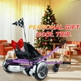 thumbnail image 4 of Hoverboard Go Kart, Hover Cart, Buggy Attachment for 6.5"/8"/10" Hover Boards, Hover Board Accessory to Transform Hover Boards into Go Karts, Purple (Hoverboard not included), 4 of 7