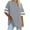 Gray-20, variant on Mittory Womens Oversized Tshirts V Neck Tee Shirts Half Sleeve Loose Fit T Shirt Cotton Tunic Tops