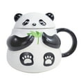 thumbnail image 4 of GROWTH TANK Panda Water Cup Drinking Cup Lightweight Coffee Cup for Tea Juice Restaurant, 4 of 9