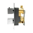 thumbnail image 5 of ALFI brand AB2601-PC Polished Chrome Square Knob 1 Way Thermostatic Shower Mixer, 5 of 7