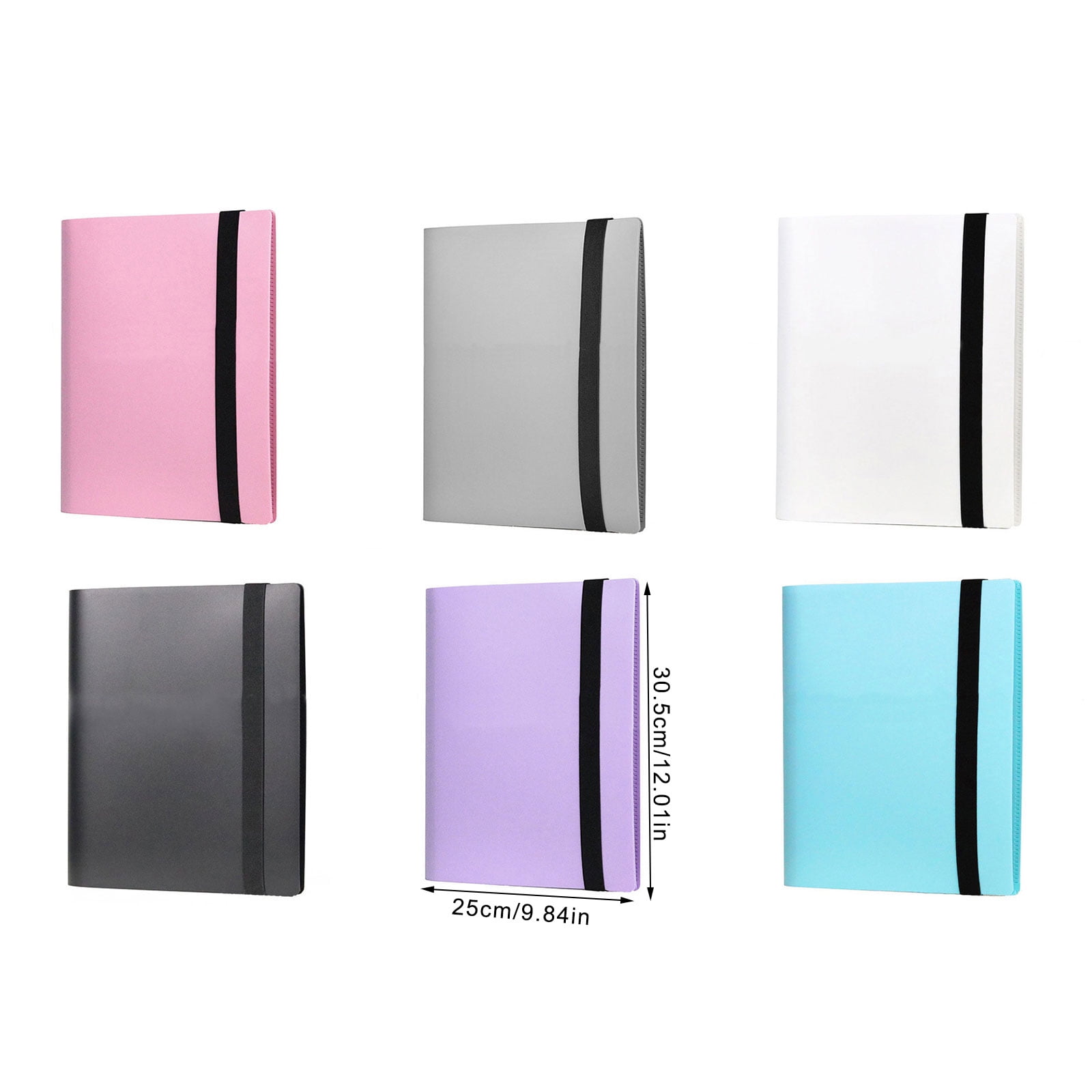 Card Binder 9 Pocket,Trading Card Binder with Card Display Design,360 Double Sided Pocket Collection Binder,Card Album