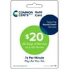 (Email Delivery) Common Cents $20 Unlimited Messaging, Domestic Text, Picture Messaging, Email and IM