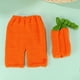 thumbnail image 2 of 1 juego de disfraces de fotografía para recién nacidos, accesorios hechos a mano encantadores, accesorios de punto de ganchillo, ropa de Halloween para bebé recién nacido de un mes (naranja), 2 of 5