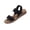 Black Shoes for Women, variant on Women's Sandal Sole Open Toe Plus Size Available Versatile Support For Daily Activities Black 38