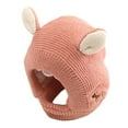thumbnail image 3 of Godderr Newborn Toddler Winter Hats 8 Months-3 Years Old Knitted Cap Baby Ear Protection Hats Boys Girls Padded Warm Hats, 3 of 8