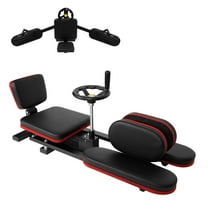 0~240° Range Leg Stretcher with 330 LBS Capacity & Steel Frame, Red Leg Stretching Split Machine with 62.2" Size & 360° Casters, Flexibility Stretching Machine with 6" PU Cushion, for Home Gym