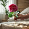 thumbnail image 4 of Rosa artificial Strade Fareast Limited de tallo largo Morado oscuro, 4 of 6