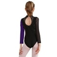 thumbnail image 2 of TiaoBug Gymnastics Leotard for Girls Athletic Dance Skating Jumpsuit Ballet Unitards Purple 14, 2 of 7