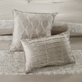 Home Essence 7 Piece Chenille Jacquard Comforter Set