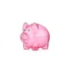 thumbnail image 1 of Caja de ahorro de dinero reutilizable Naiovety PS transparente hogar niños Rosa roja S, 1 of 6