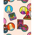 thumbnail image 3 of Barbie Travel Patches Removable Vinyl Wallpaper, Peach, 3 of 3