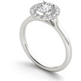 thumbnail image 2 of 1-1/4 Carat T.W. Diamond Single Halo 14kt White Gold Engagement Ring, 2 of 5