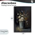 thumbnail image 4 of Stupell Industries French Country Rustic Floral Bouquet Bucket Black Floating Frame Canvas Art, 17 x 25, by Creative Studio, 4 of 8