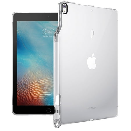 Poetic Lumos Flexible Soft Transparent Ultra-Thin Impact Resistant TPU Case for Apple iPad Pro 10.5 Crystal