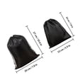 thumbnail image 2 of HAMPPLIES 1 Set Black Non-woven Fabric Storage Bag for Dustproof Protection 11.8x7.9in, 2 of 8