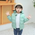 thumbnail image 4 of EnJoCho Toddler Baby Boys Girls Winter Jackets Coat Light Be𝖺r Hoods Puffer Padded Jacket Little Boys Outerwear Windproof Warm Parka Coat, 4 of 4