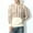 Beige, variant on Mens Sexy Stripe Fishnet Hoodies Pullover See Through Mesh Hollow Out Blouse Solid Color Breathable Top