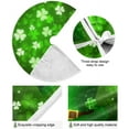 thumbnail image 2 of Dreamtimes St. Patrick's Day Christmas Tree Skirt 36", St. Patrick's Day Tree Skirt Double Layers Polyester Easter Tree Skirt, 2 of 6