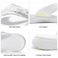 thumbnail image 3 of Sandalia DREAM PAIRS Breeze-1 para mujer con soporte de arco blanca talla 10, 3 of 7