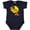 Navy, variant on Inktastic Roaring Tyrannosaurus Rex Witch on Halloween Boys or Girls Baby Bodysuit
