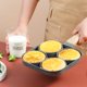 thumbnail image 4 of Olla Para Freír De Cuatro Agujeros, Sartén Gruesa Para Tortilla, Sartén Antiadherente Para Huevos, Tortitas, Bistec, Sartén Para Cocinar Huevos, Jamón, Sartenes Para El Desayuno, Utensilios De Cocina matsuzay HA027426-01, 4 of 5