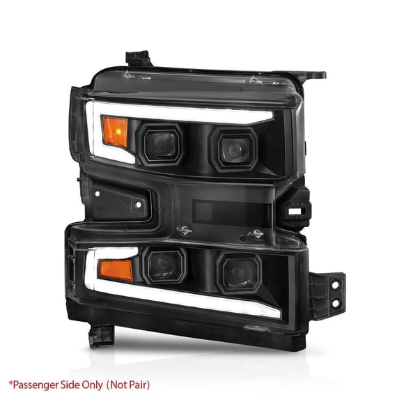 Anzo Usa 111566 L Led Projector Headlight Fits 19 21 Silverado 1500