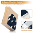 thumbnail image 5 of Yayeee Napkin Holder for Table Set of 2 Kitchen Paper Tissue Organization, Rocket Pattern, 5 of 8