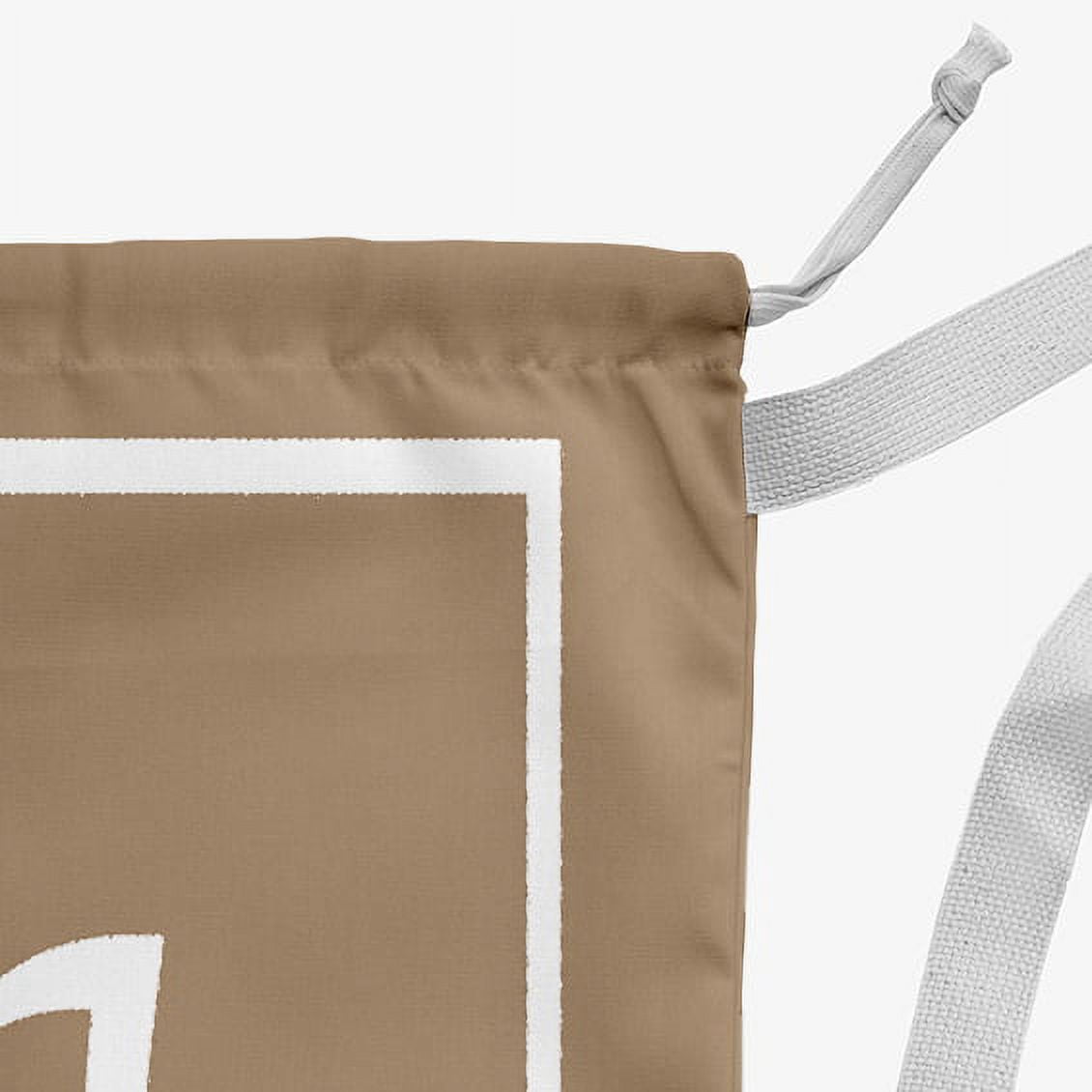 Simply Daisy Canvas Classic Monogram 28 x 36 in I Laundry Bag