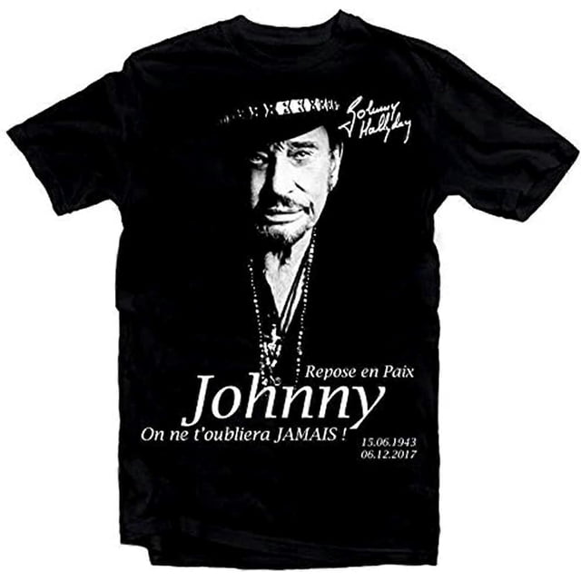 Johnny Hallyday Star Men's T Shirt Unisex Sizes S-3XL Men's T-Shirt T1860